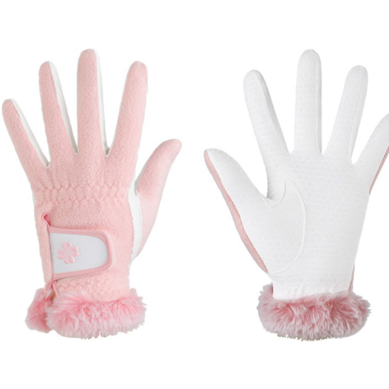 Anti Slip Fleece Golf Gloves