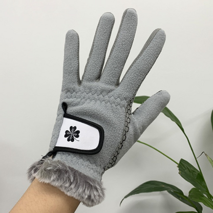 Anti Slip Fleece Golf Gloves