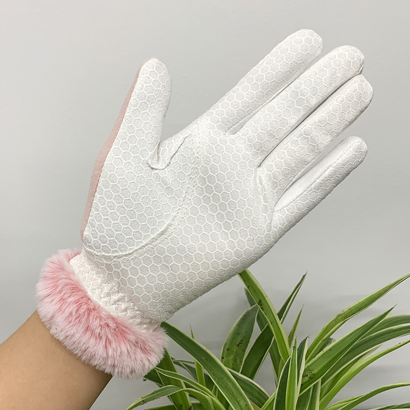 Anti Slip Fleece Golf Gloves