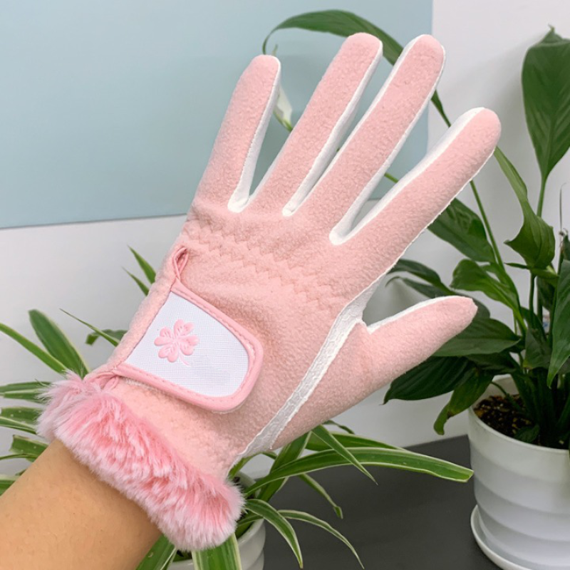 Anti Slip Fleece Golf Gloves