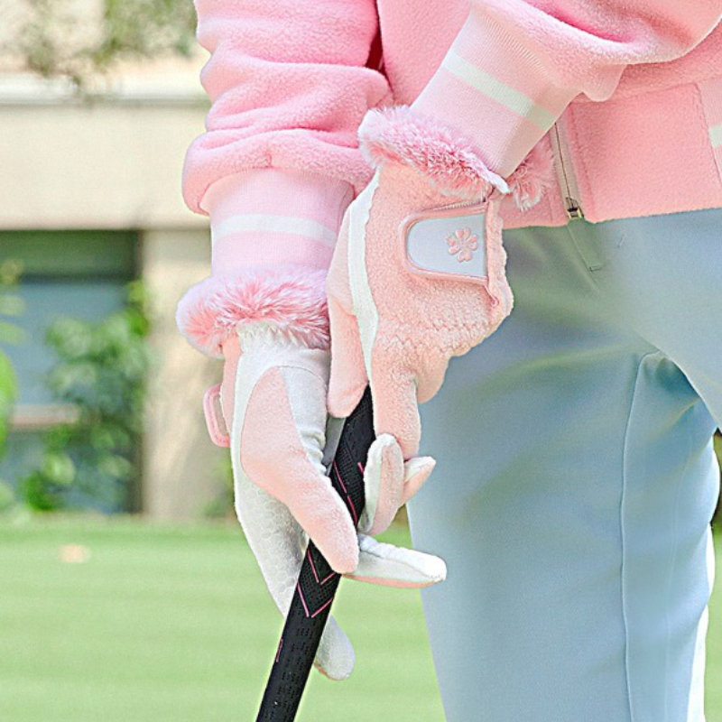 Anti Slip Fleece Golf Gloves