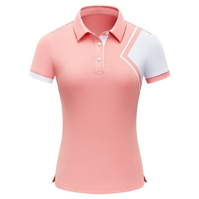 Summer Polo Breathable Casual Short Sleeved T Shirt