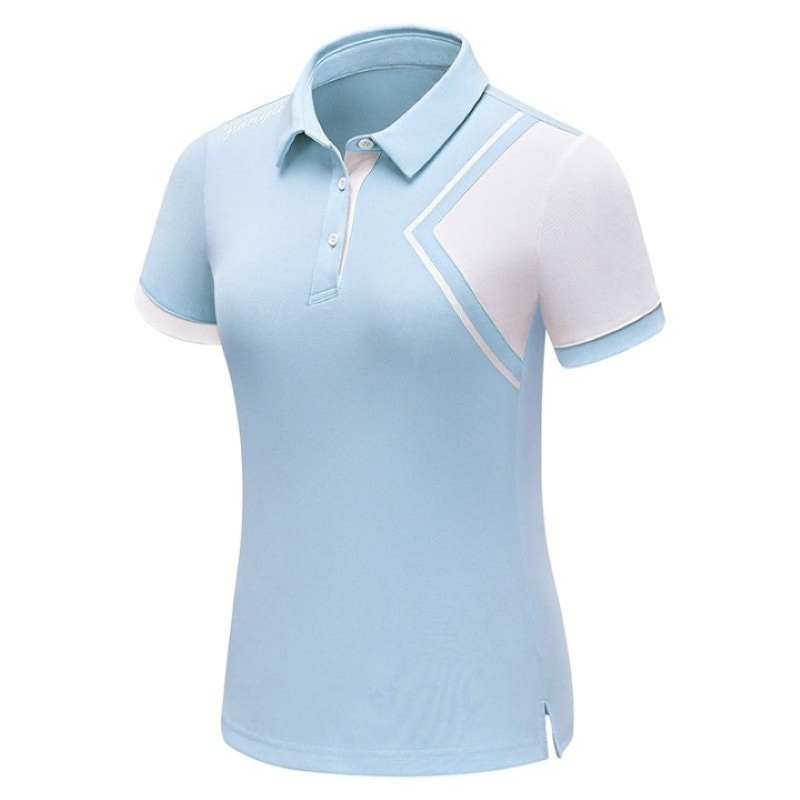 Summer Polo Breathable Casual Short Sleeved T Shirt