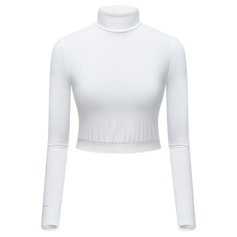 High Waist Long Sleeve T Shirt