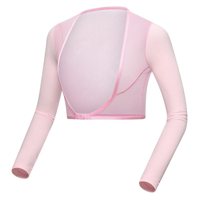 Long Sleeve Ice Silk Top