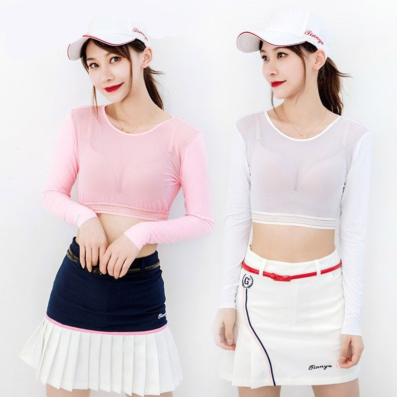 Thin Golf Summer Cropped Tops