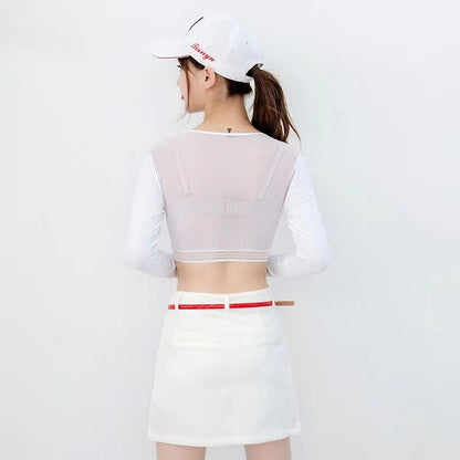 Thin Golf Summer Cropped Tops